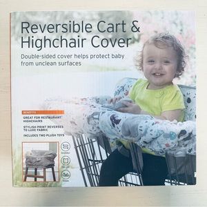 EDDIE BAUER REVERSIBLE HIGHCHAIR/CART COVER - Brand New in Original Box